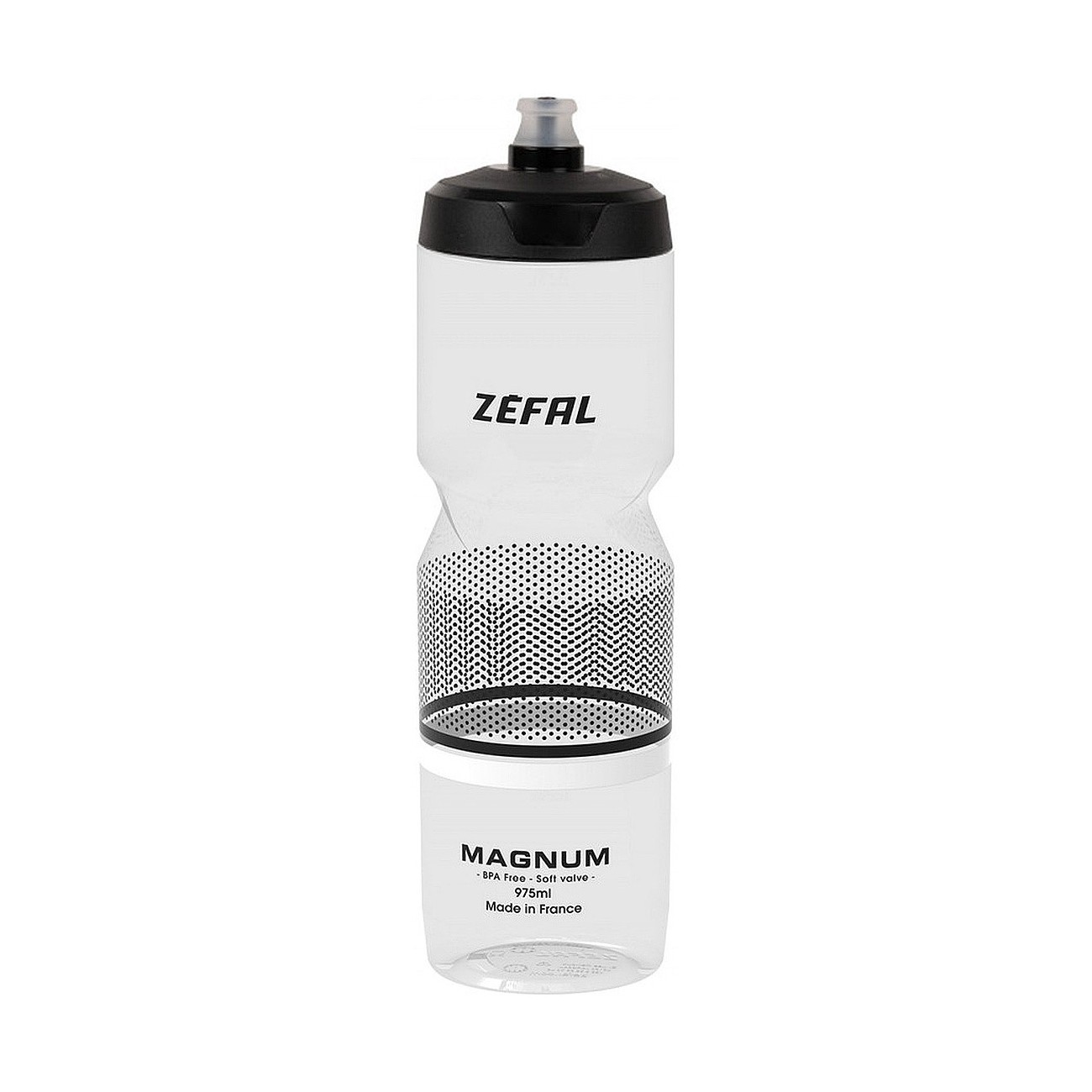 3420586601557 - Soft Cap Trinkflasche 975 ml aus Polypropylen mit weichem Deckel - Transparent Grau Schwarz 3420586601557 - Soft Cap Trinkflasche 975 ml aus Polypropylen mit weichem Deckel - Transparent Grau Schwarz