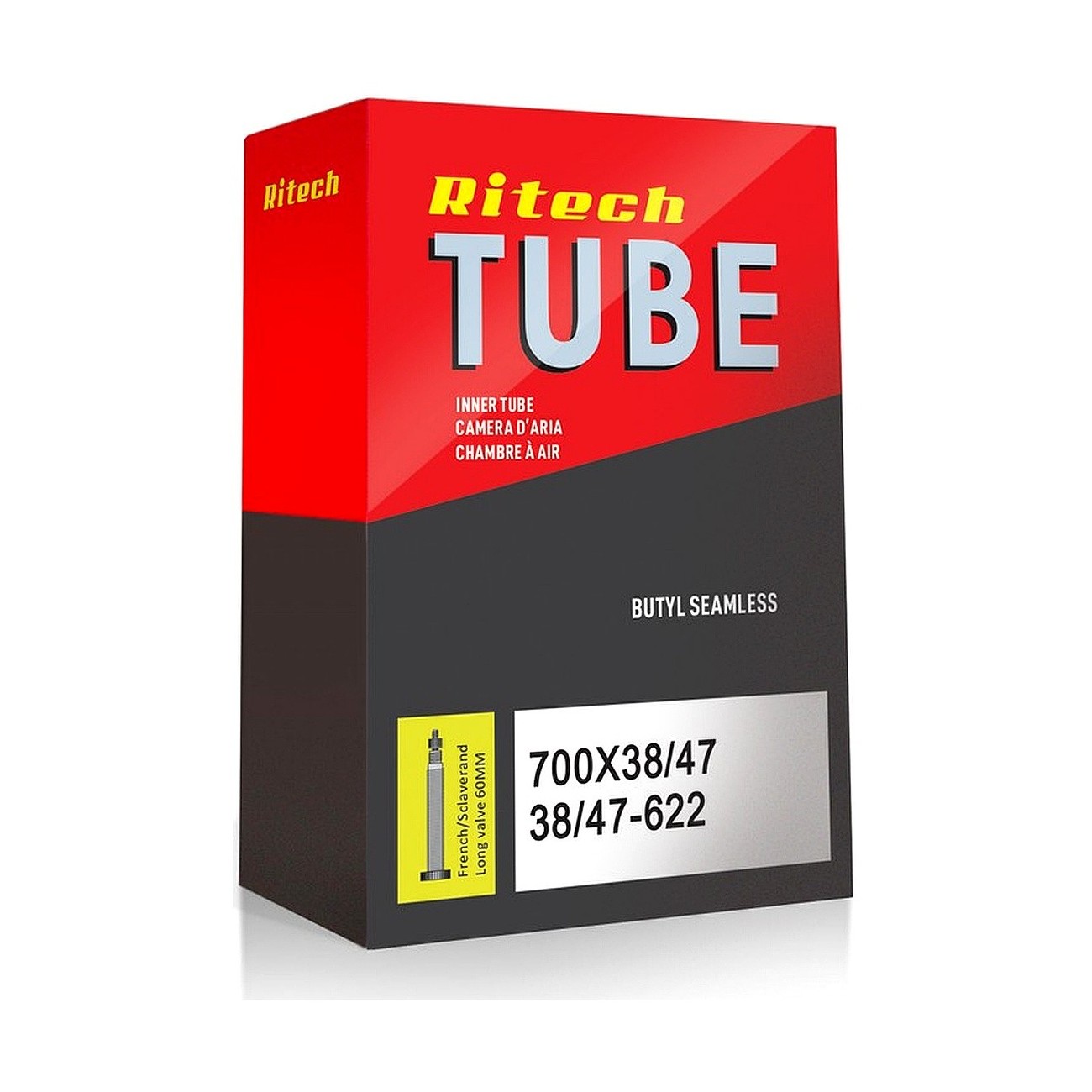 6990571130487 - 700x38 47 Schlauch mit 60mm Presta Ventil für Fahrräder 6990571130487 - 700x38 47 Schlauch mit 60mm Presta Ventil für Fahrräder