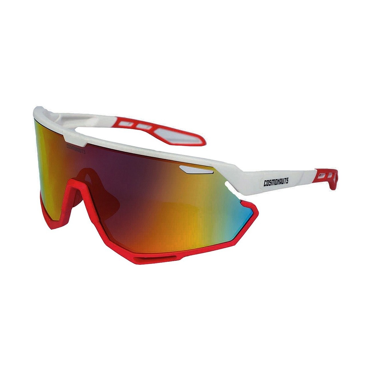 8057506800377 - Fahrradbrille Urano New Weiß Rot mit UV400 Schutz und TR90 Rahmen 8057506800377 - Fahrradbrille Urano New Weiß Rot mit UV400 Schutz und TR90 Rahmen