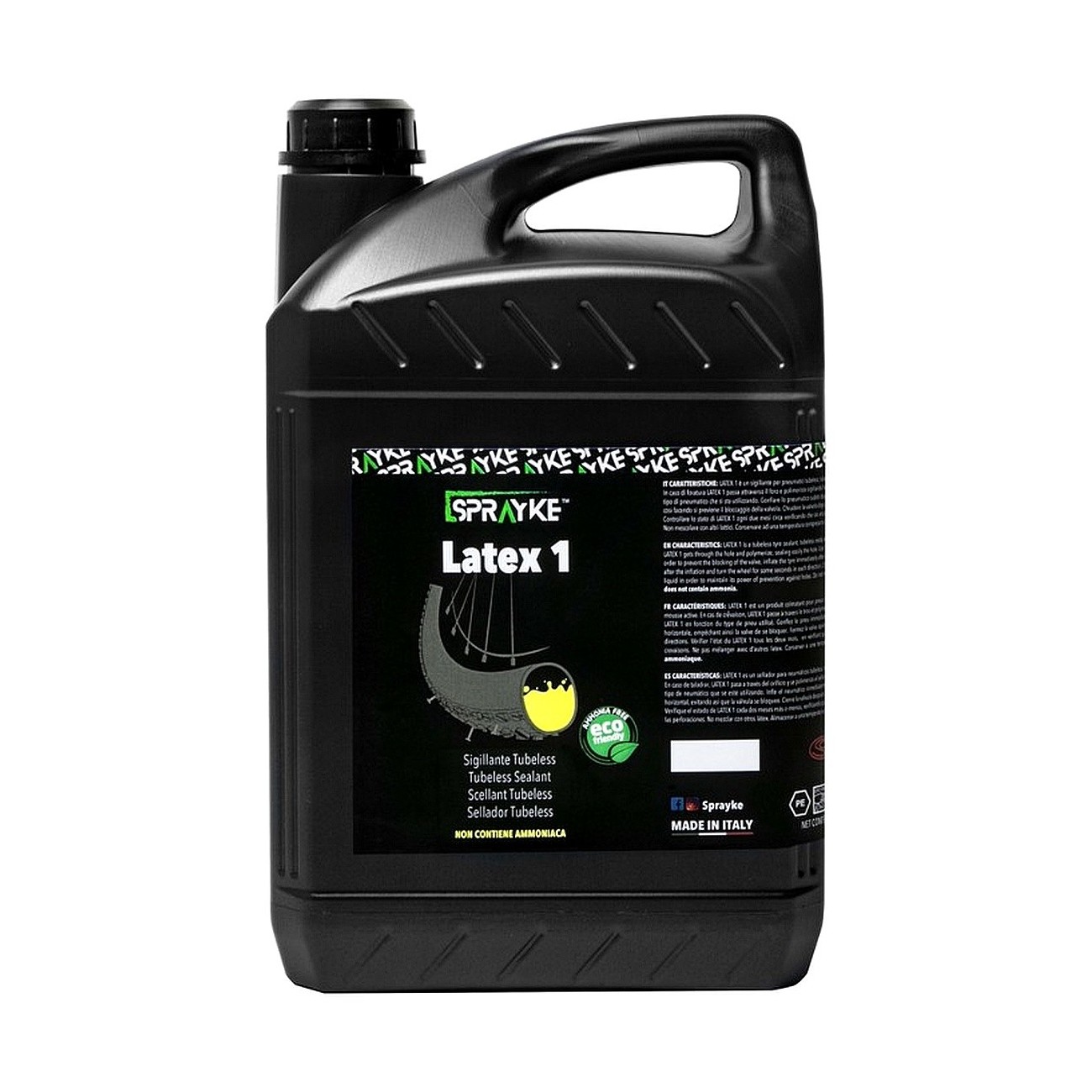 8027354603055 - Tubeless Dichtmittel 5000ml für Reifen - Kompatibel mit Tubeless Ready und Schlauchreifen Schnelle Wirkung und Ammoniakfrei 8027354603055 - Tubeless Dichtmittel 5000ml für Reifen - Kompatibel mit Tubeless Ready und Schlauchreifen Schnelle Wirkung und Ammoniakfrei