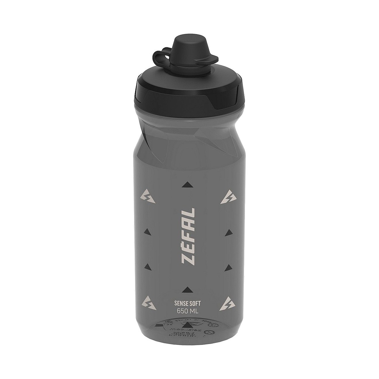 3420586601373 - Sense Soft Trinkflasche 650ml Schwarz Transparent mit Schutzdeckel und Silikonventil 3420586601373 - Sense Soft Trinkflasche 650ml Schwarz Transparent mit Schutzdeckel und Silikonventil