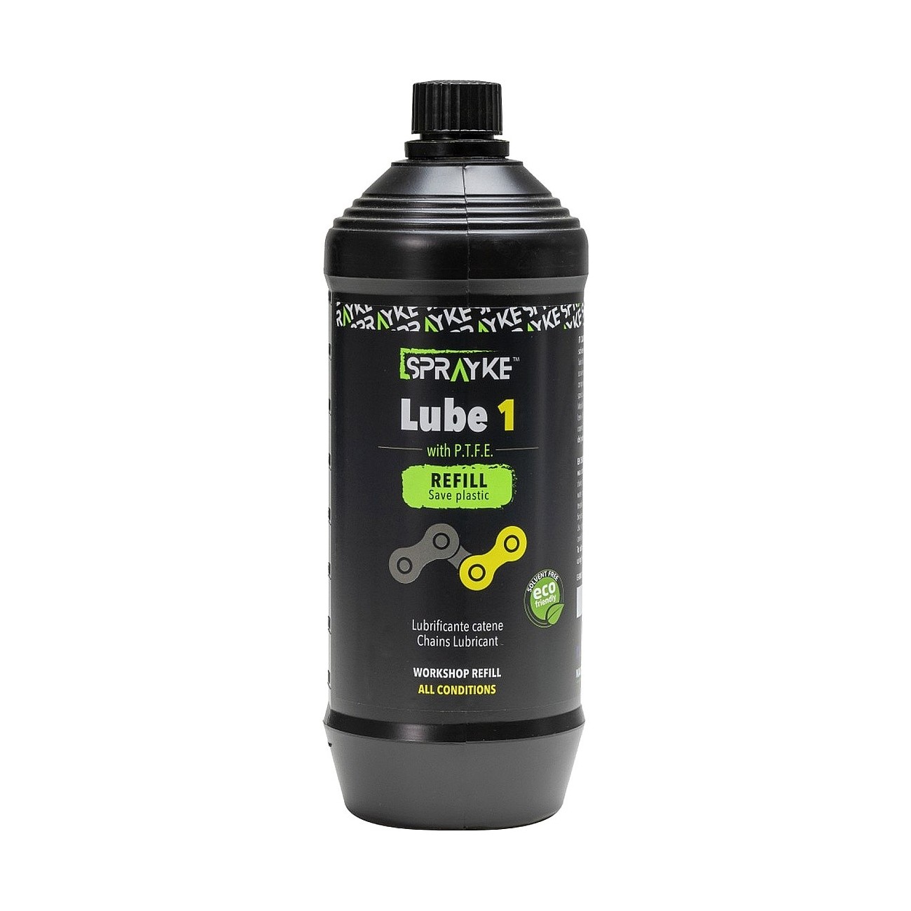 8027354604106 - Fahrradschmiermittel 1L mit PTFE und Wachsen für Ketten und Antriebe - Schutz und wasserabweisend 8027354604106 - Fahrradschmiermittel 1L mit PTFE und Wachsen für Ketten und Antriebe - Schutz und wasserabweisend