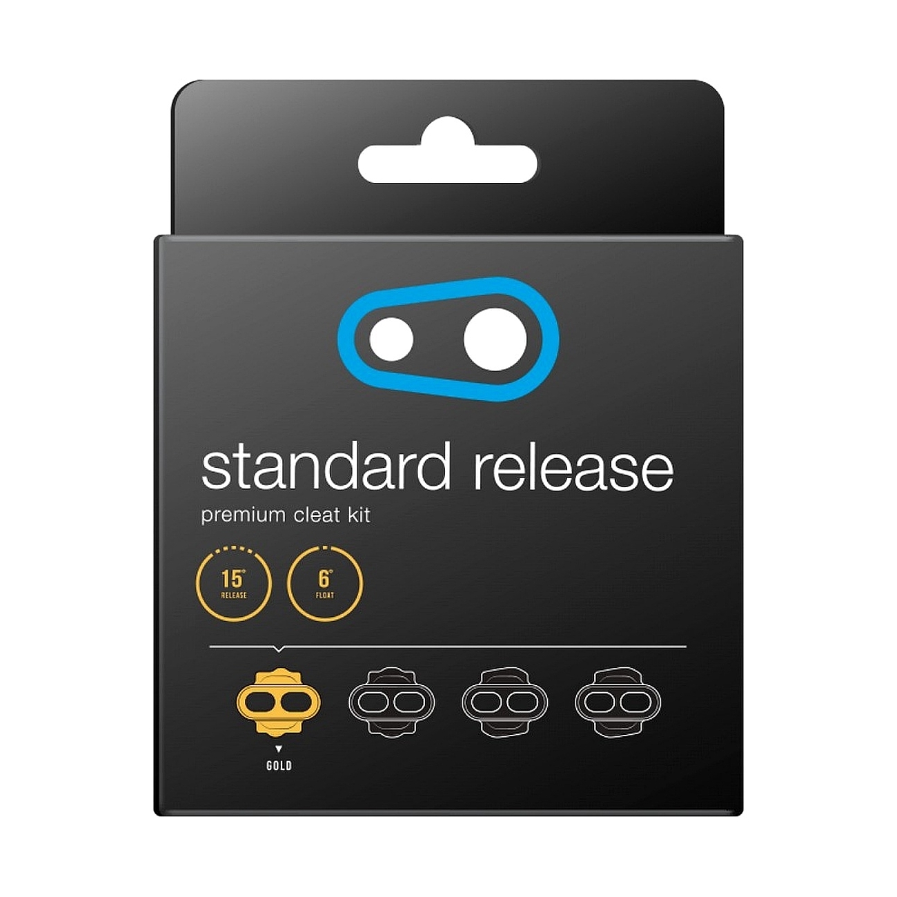 0641300600127 - Crankbrothers Standard Pedalplatten Gold 6 15° für Offroad 0641300600127 - Crankbrothers Standard Pedalplatten Gold 6 15° für Offroad