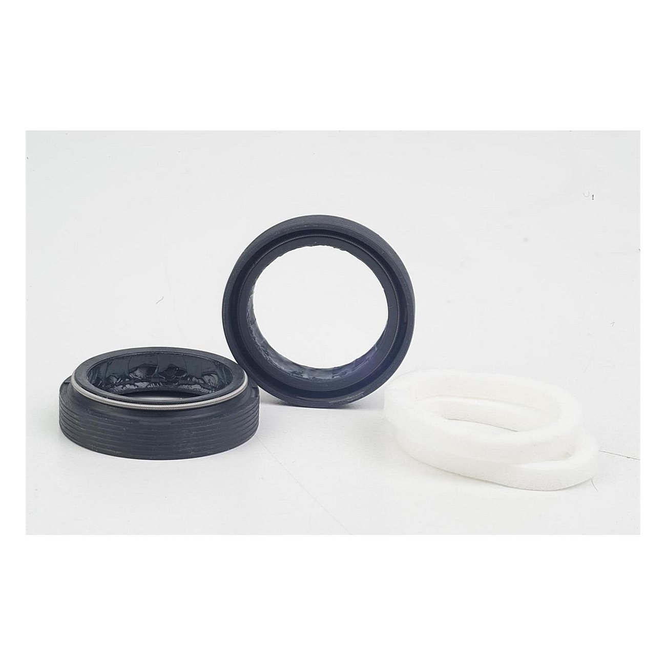 0710845777585 - SKF Gabel Staubschutzkit Schwarz 35 mm mit Schaumringen kompatibel mit Pike Lyrik B1 Boxxer Yari Do