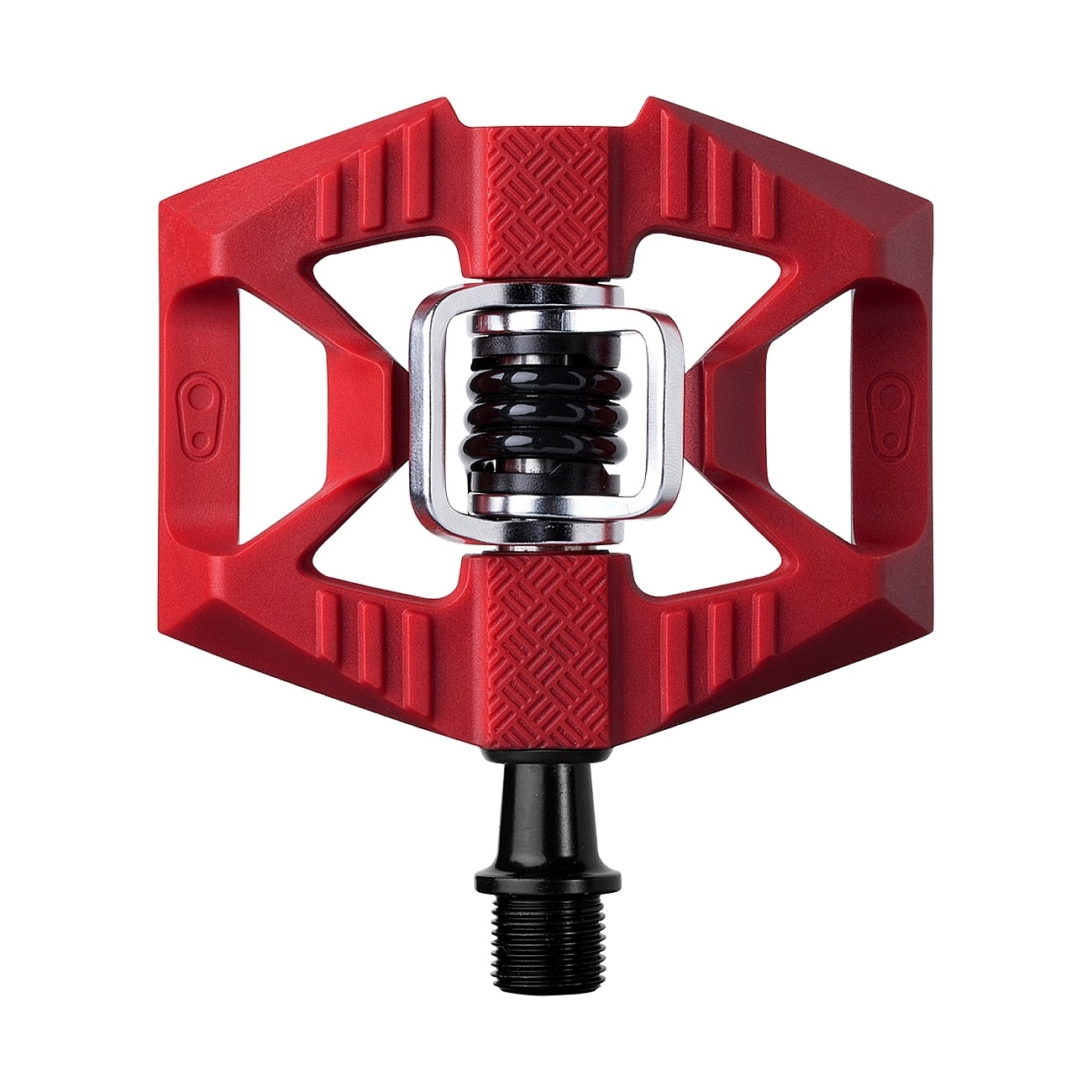 0641300161802 - Double Shot 1 Pedale Dual Function für MTB Stadt Trekking - Rot