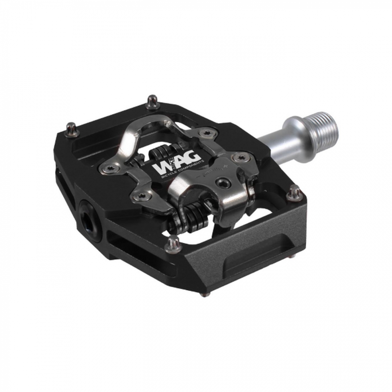 8059796062541 - Enduro MTB Pedale aus schwarzem Aluminium mit Chromoly-Achse und SPD-Kompatibilität 8059796062541 - Enduro MTB Pedale aus schwarzem Aluminium mit Chromoly-Achse und SPD-Kompatibilität
