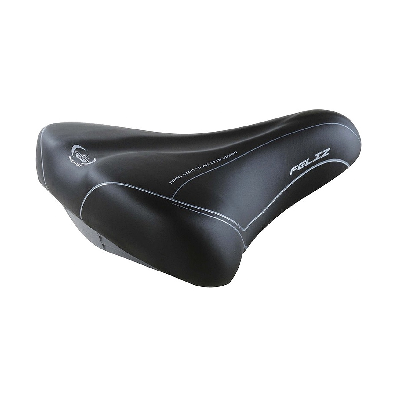 8051772124687 - Citybike Sattel Feliz Schwarz 260x210 mm - Komfort und Stil für Stadträder 380g 8051772124687 - Citybike Sattel Feliz Schwarz 260x210 mm - Komfort und Stil für Stadträder 380g