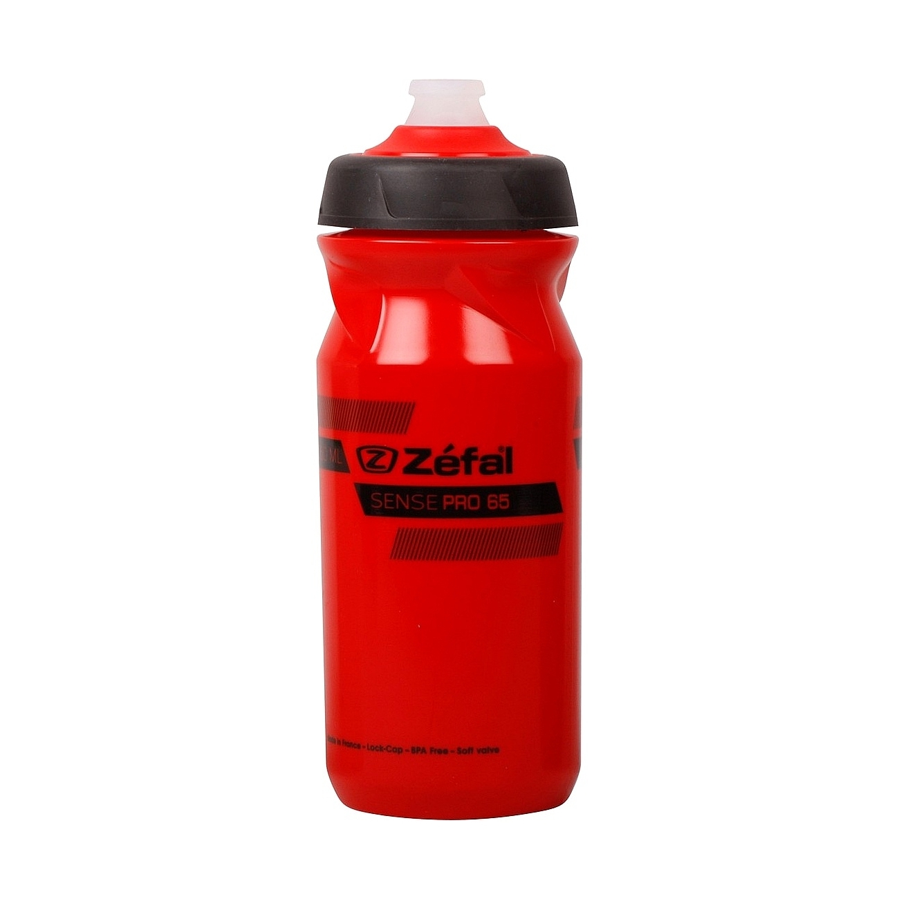 3420581450501 - Sense Pro 65 Trinkflasche 650ml aus Rot Schwarz Polypropylen mit dichtem Verschluss