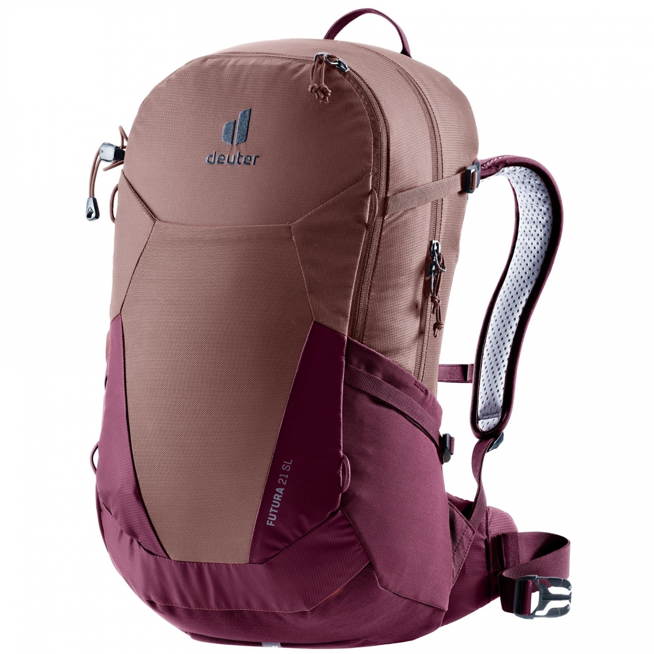 4046051171425 - Damen Wanderrucksack Futura SL 21L Aircomfort Leicht Recycelt Ashrose-Cassis