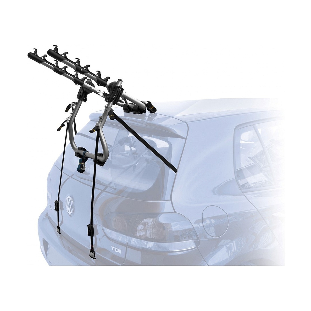 8015058038204 - Heckträger Verona aus Aluminium für 3 Fahrräder - 45 kg Tragfähigkeit patentiertes Fahrradsicherungssystem