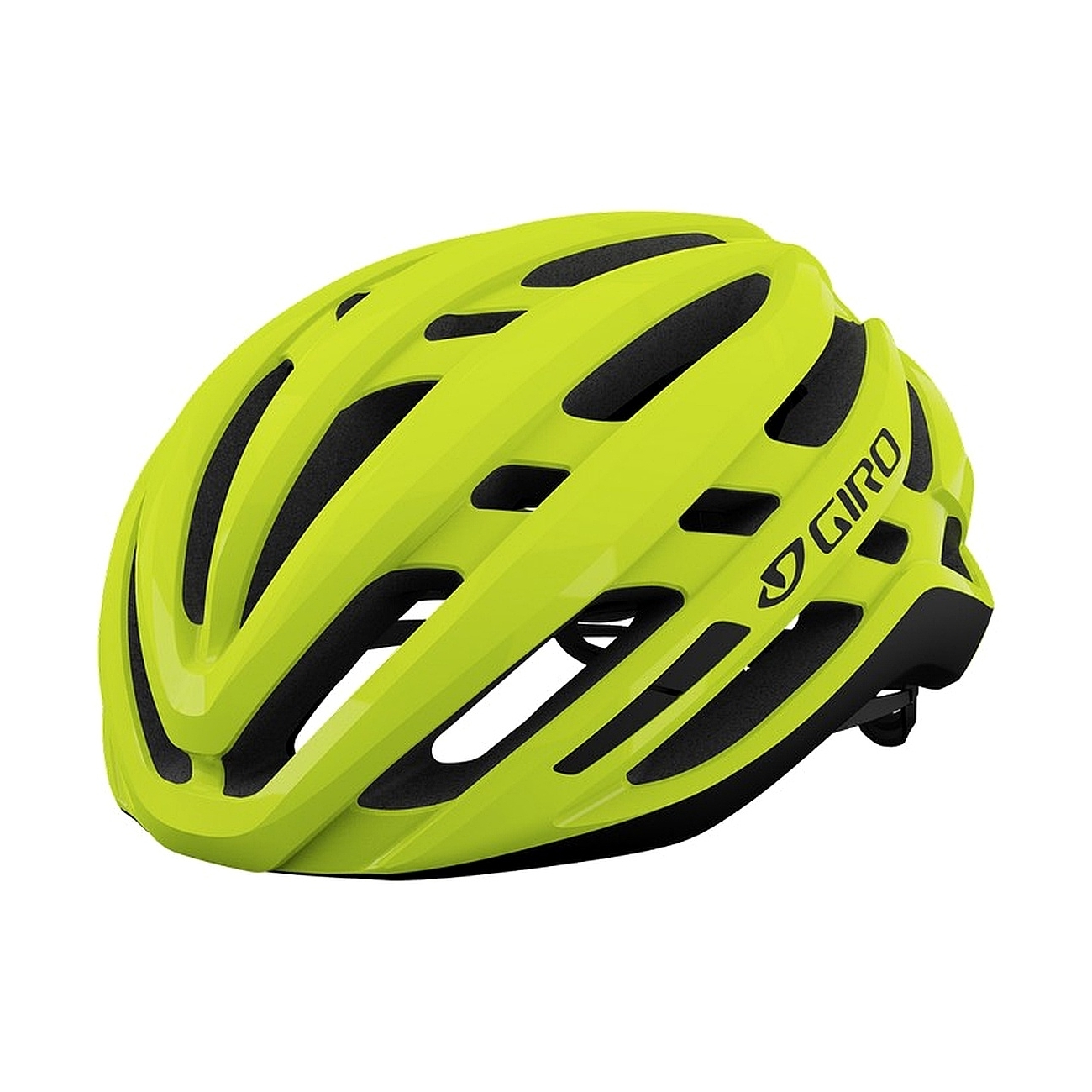 0768686264788 - Agilis Hi Helm Gelb Fluo mit Roc Loc 55 Größe 55-59 cm