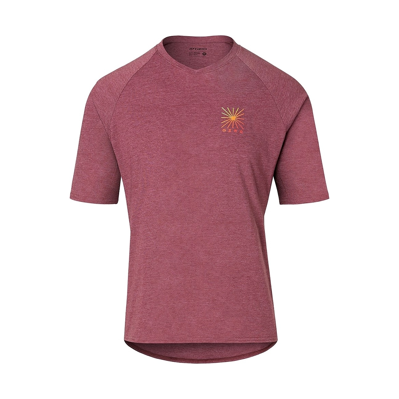 0196178086721 - Sommer T-Shirt Arc Jersey Rot Maroon Burst Größe M für Fahrradabenteuer