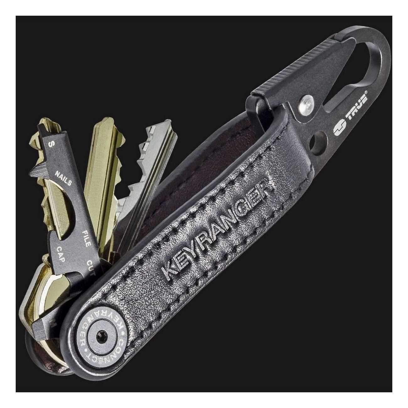 5060063226729 - Keyranger Leder Schlüsselorganizer mit Flaschenöffner Cutter und Schnellzugriff-Tool 5060063226729 - Keyranger Leder Schlüsselorganizer mit Flaschenöffner Cutter und Schnellzugriff-Tool