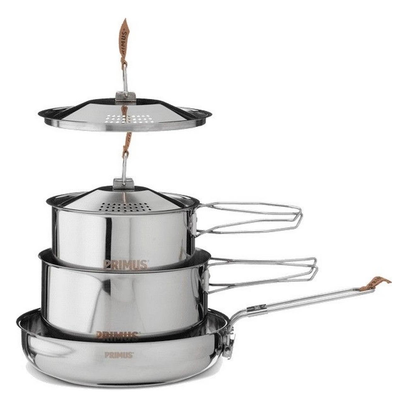 7330033903959 - Set aus Edelstahl-Töpfen und -Pfannen für Campingküche - CampFire Cookset 7330033903959 - Set aus Edelstahl-Töpfen und -Pfannen für Campingküche - CampFire Cookset
