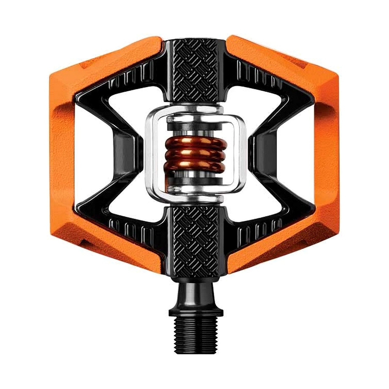0641300160072 - Double Shot 2 Pedale Orange Schwarz für MTB und Stadt 0641300160072 - Double Shot 2 Pedale Orange Schwarz für MTB und Stadt