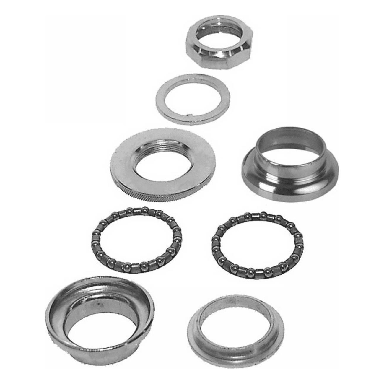 4015493390657 - Steuersatz 1 aus verchromtem Stahl mit Gewinde Ø 264 mm für Fahrräder