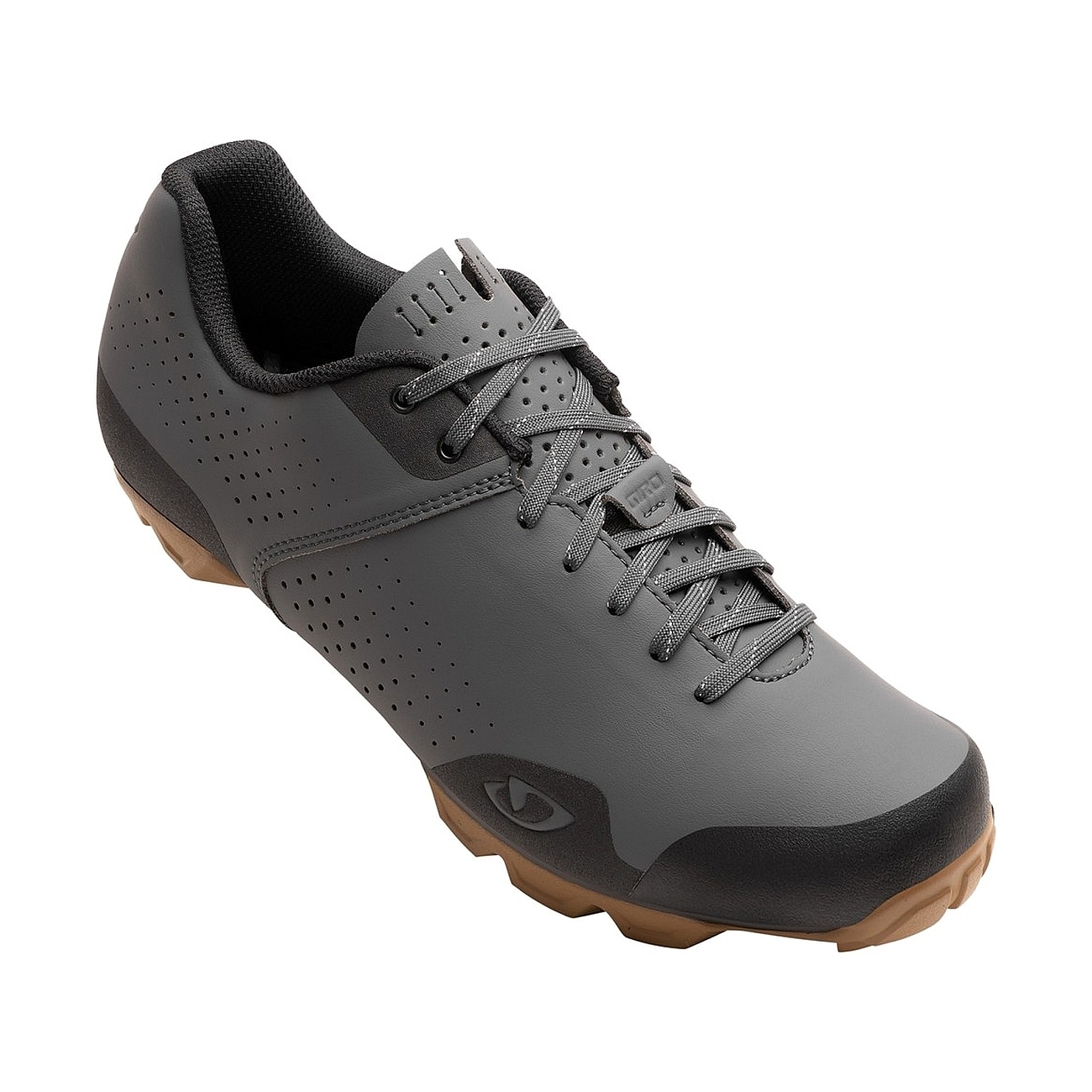 0768686457043 - MTB Schuhe Privateer Lace Dark Shadow Gum Größe 45 - Widerstandsfähig und Komfort