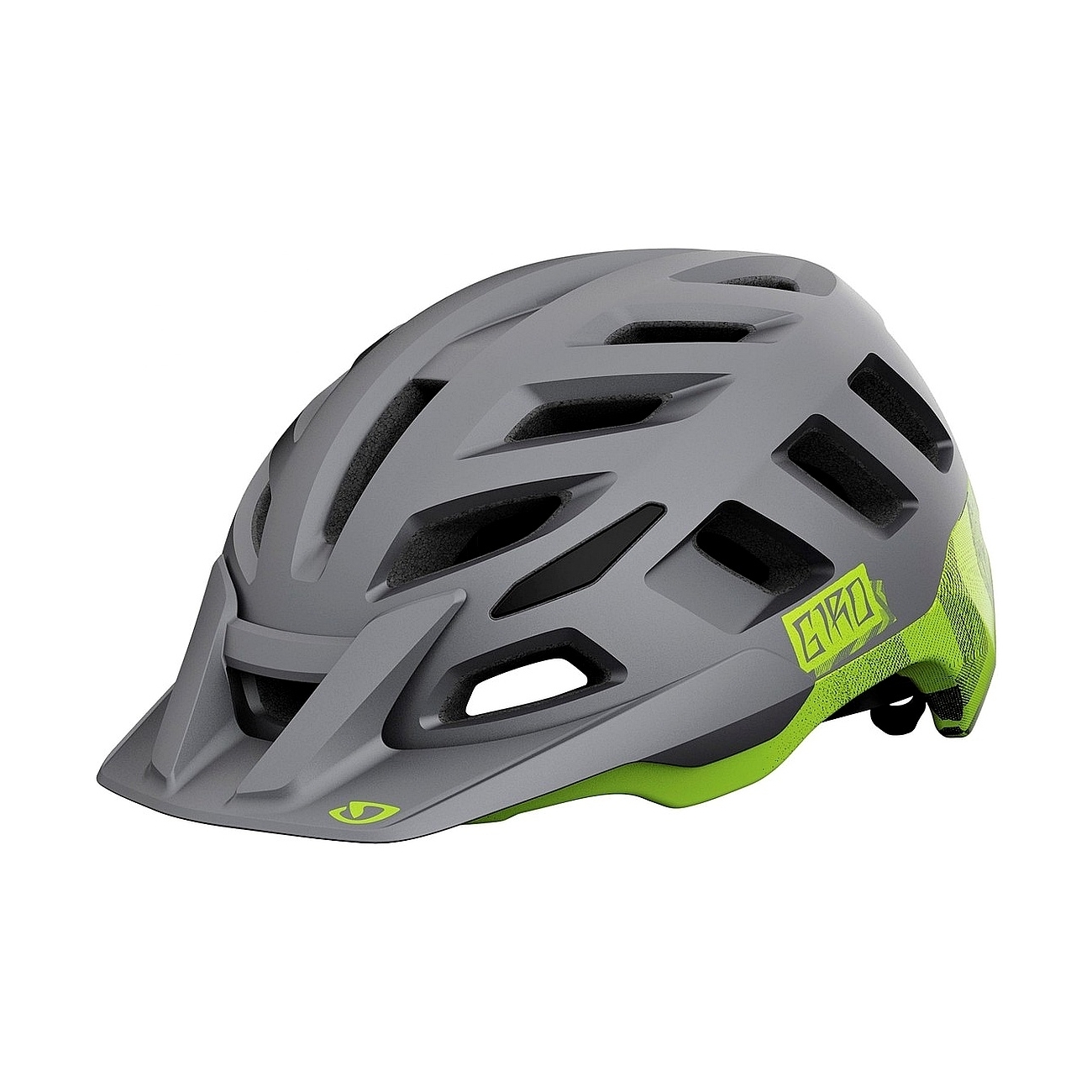 0768686474040 - Radix Helm Schwarz Lime 51-55cm - Leicht Belüftet und Verstellbar für Trailfahrer 0768686474040 - Radix Helm Schwarz Lime 51-55cm - Leicht Belüftet und Verstellbar für Trailfahrer