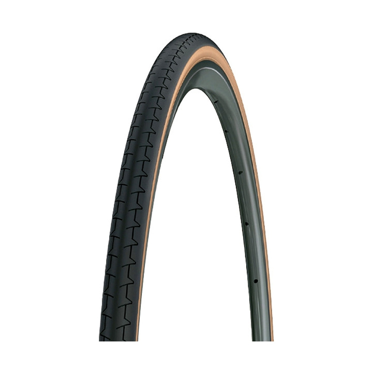 3528702021156 - Faltreifen 700x28mm Schwarz Beige für Rennrad - Elegantes Design und robuste Struktur