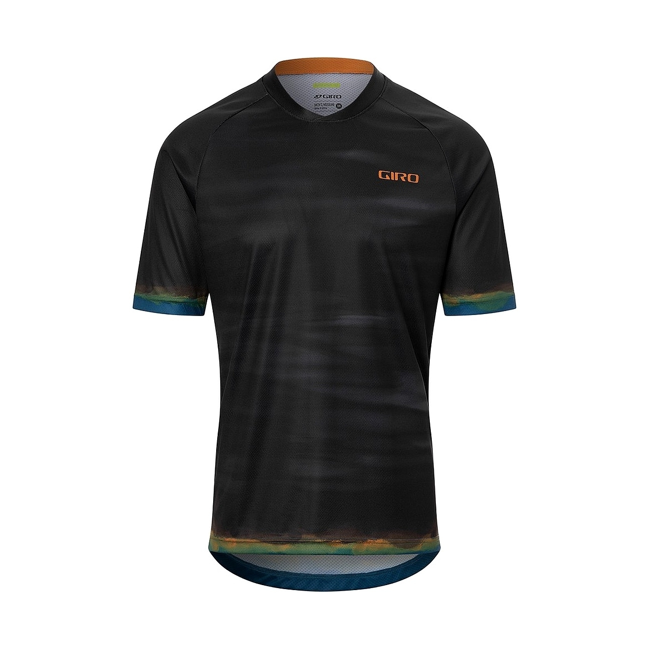 0768686448669 - Sommer T-Shirt Roust Schwarz Orange Blau XL - Komfort und Belüftung für heiße Tage 0768686448669 - Sommer T-Shirt Roust Schwarz Orange Blau XL - Komfort und Belüftung für heiße Tage