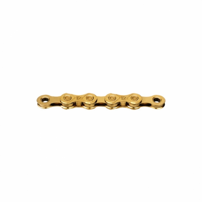 Catena Bici KMC X12 WAXED Ti-N 12v Oro 126 Maglie - Trasmissione Alta Efficienza - 1 - Catene 12 velocità - 4715575886473