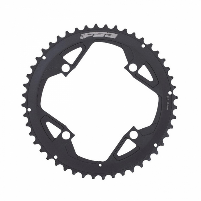 Corona FSA 53D 11v Strada 120mm 4 Fori Alluminio Nero - 1 - Corone Bici Muscolare - 4710243895115