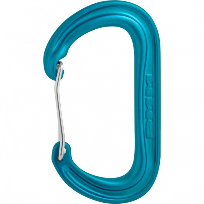 Moschettone Carabiner WallDO Turchese - Leggero e Versatile per Ogni Avventura, 37g - 1 - Moschettoni - 5031290226455