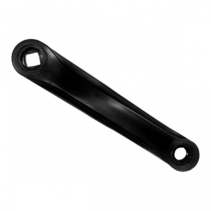 Biela Izquierda 170mm Eje Cuadrado Hierro Negra
 - 1