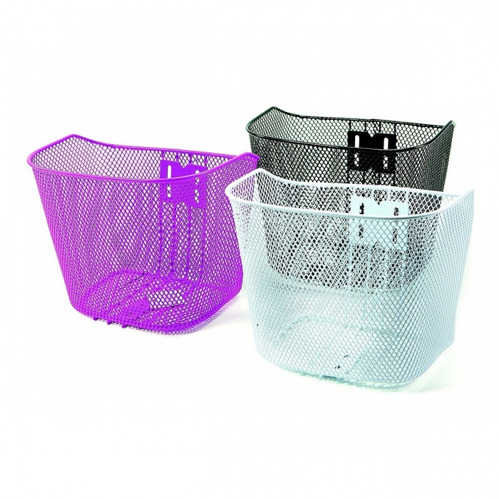 Fahrradkorb vorne weiß 20-24 Zoll 27x21x21cm - 1