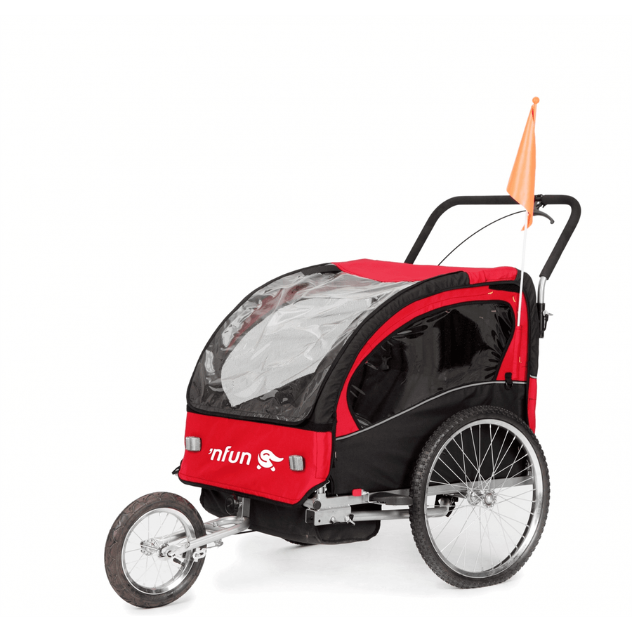 Baby- / joggingwagen nfun ncab rot / schwarz - 1