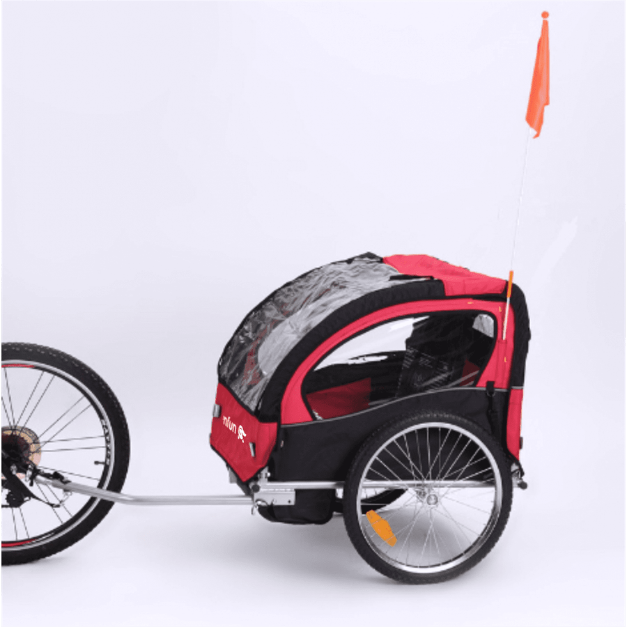 Carrello porta bimbo/jogging nfun ncab rosso/nero - 2 - Tutti i prodotti - 8055320652837