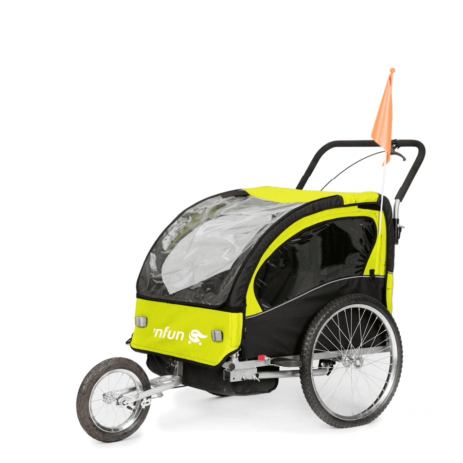 Carrello porta bimbo/jogging nfun ncab lime/nero - 1 - Tutti i prodotti - 8055320653186