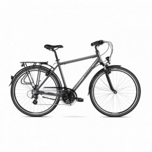 Fahrrad trans 2.0 mann 28" grau/schwarz grösse m - 1