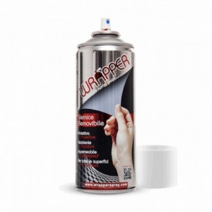 Bomboletta vernice rimovibile wrapper glitter argento ml 400 - 1 - Altro - 5907547717079