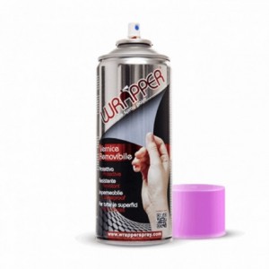 Removable paint can wrapper fluo fuxia 400 ml - 1