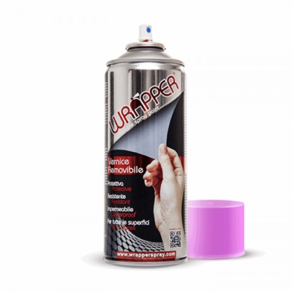 Removable paint can wrapper fluo fuxia 400 ml - 1