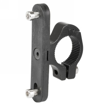 Adapter for mounting bottle cages on handlebars, m-wave, aluminium, black, on card - 1