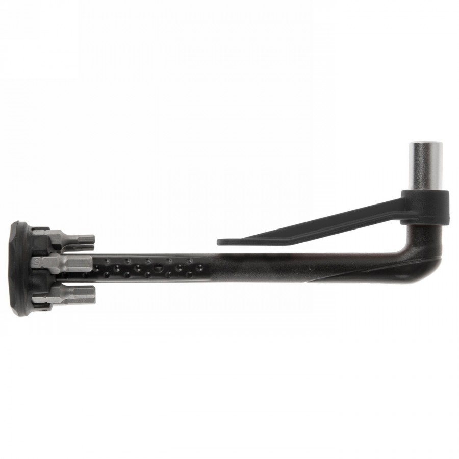 Torque spanner m-wave, 3-10 nm, with bit attachments: 3,4,5,6 mm hexagon socket and multi-tooth spanner t25m and - 2