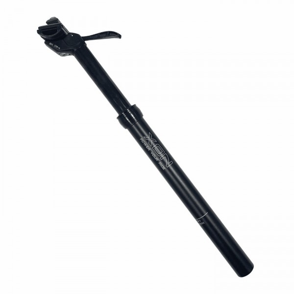 Pinocchio telescopic seatpost 31,6mm x 125mm in black aluminum - 1