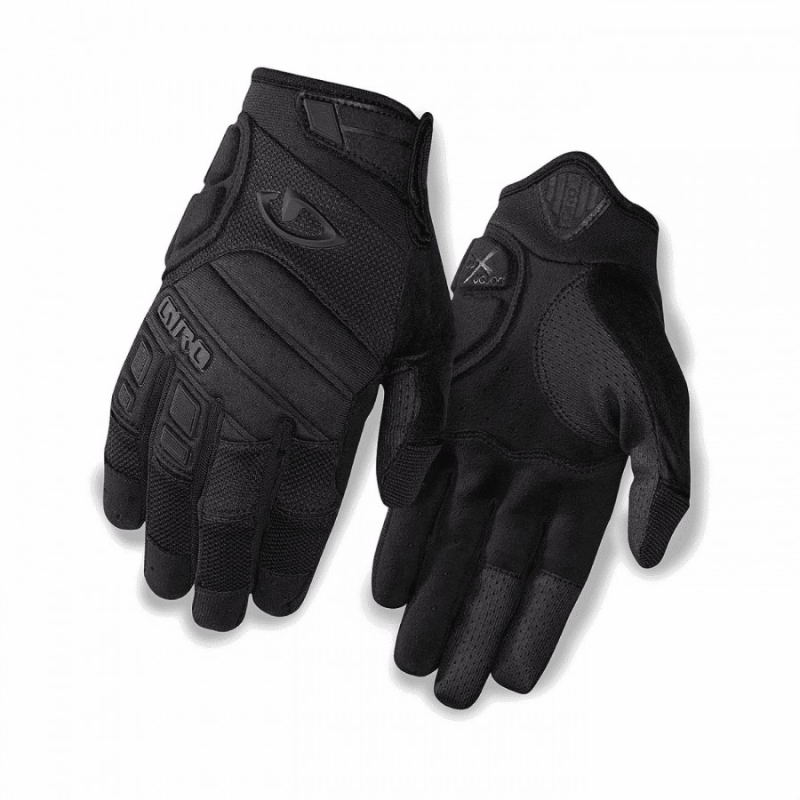 Long black xen gloves size m - 1
