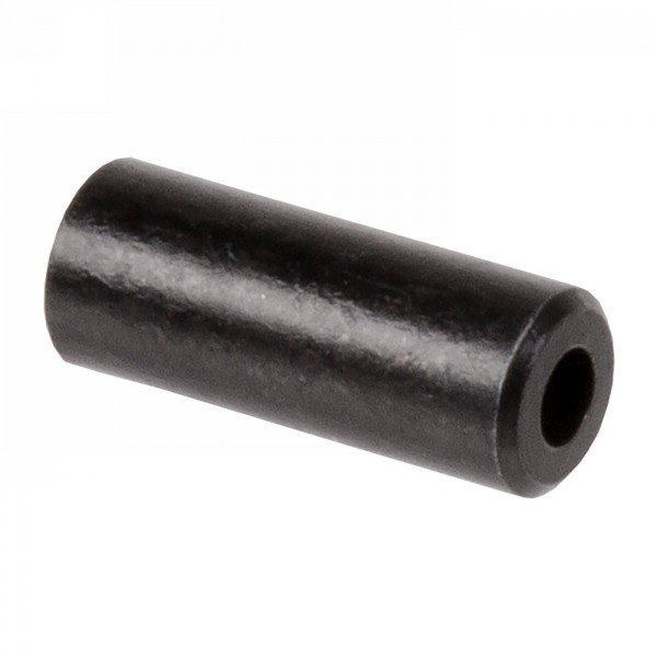 Cable end sleeve, metal, for cable clamp sp-40, 4.1 mm, black, 200 pieces in promax box, cnc-milled 1000 pieces - 1