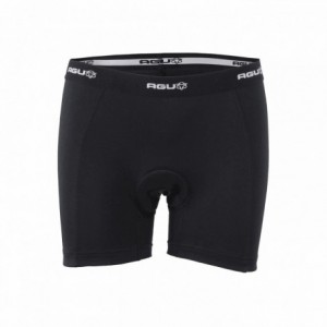 Under women's sport shorts black with pad size s - 1