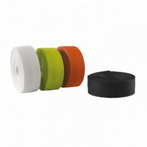 Pair of anti-slip handlebar tapes with green hexagonal texture - 1