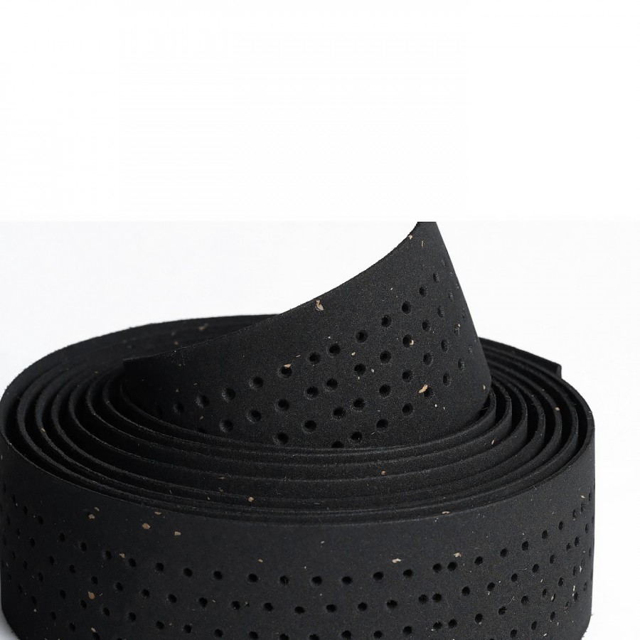 NABICO GAVIA CORK PERFORATED BLACK HANDLEBAR TAPES - 2