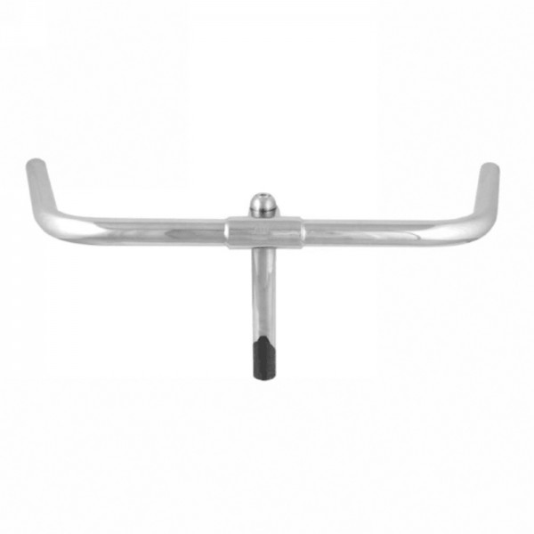 Cintre touring steel 520mm chromé potence 22.2mm - 1