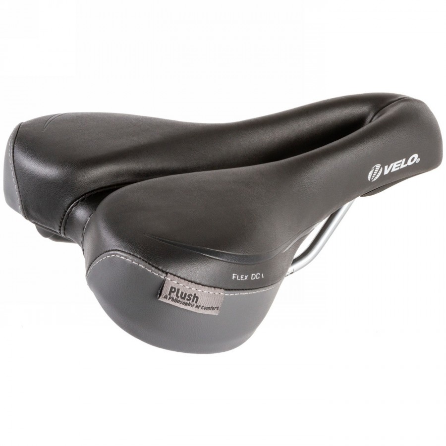 Sella da donna, velo plush, flex dc l, solo 368 g, senza morsetto, con taglio a V profondo, su scheda - 1 - Selle - 401549325153