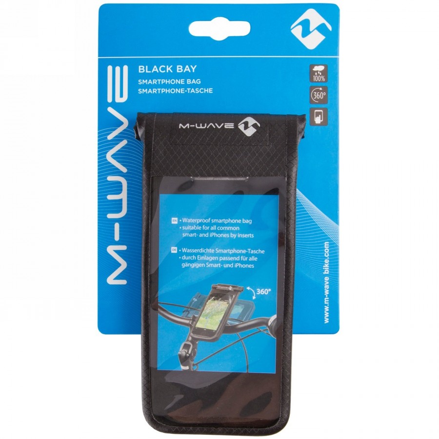 Smartphone-tasche, m-wave, mit drehbarem qr-halter, auf karte - 7