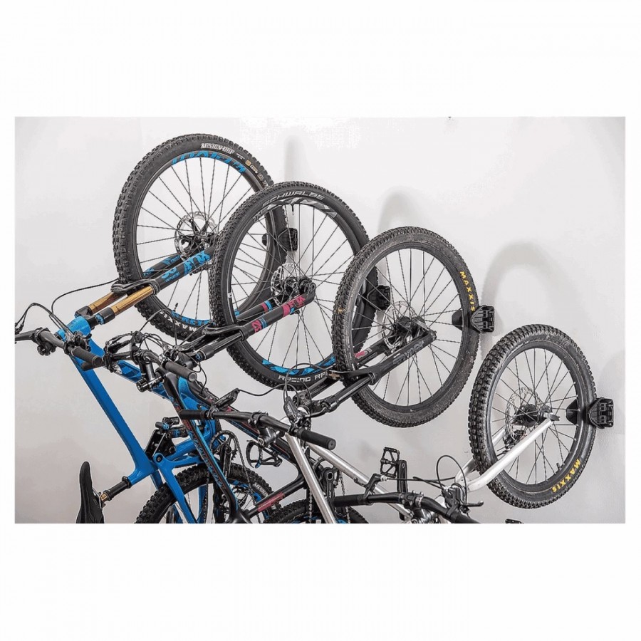 Jaw z lok combo wall bike rack black - 3