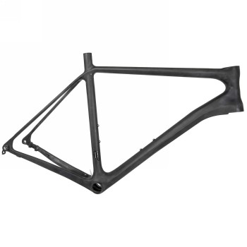 Cadre route 700c flat, ud-carbon non laqué, 54 cm, avec fixation de frein flat mount disc, di2 ready, passage de câbles intégré,