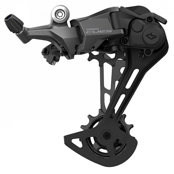 Cambio trasero shimano rd-u6000, cues, gs 10/11 velocidades, top normal, diseño shadow plus, enganche directo, oem - 1